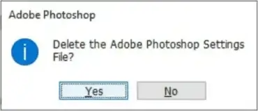 Reset Photoshop