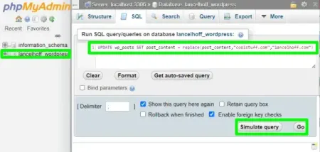 SQL Search and Replace