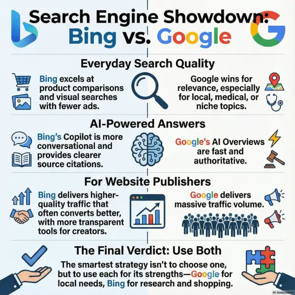 Search Engine Showdown Bing-vs-Google Search Engine Showdown Bing vs Google