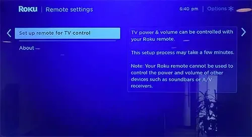 Setup Remote For TV Control