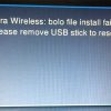 Sierra Wireless bolo file install failed
