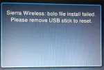 Uconnect Update -Sierra Wireless bolo file install failed