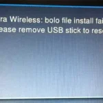 Uconnect Update -Sierra Wireless bolo file install failed
