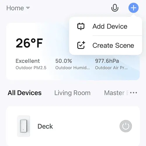 Smart Life App - Add Device