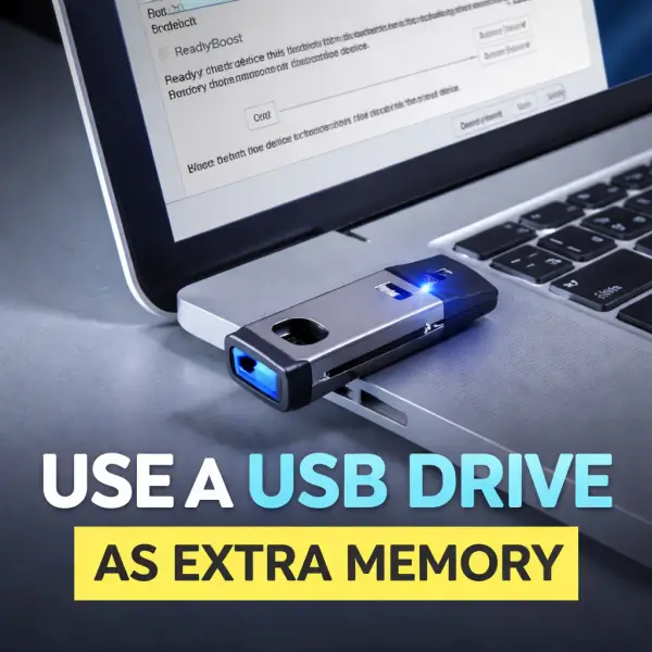 USB drive as extra memory readyboost