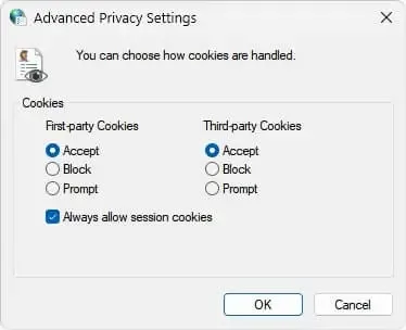 Windows Cookies