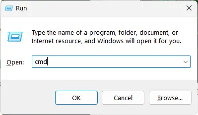 Windows Run Command