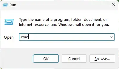 Windows Run Command