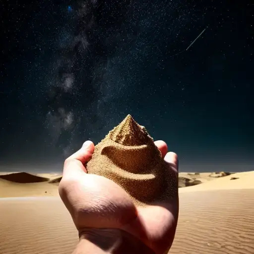atoms in a grain of sand