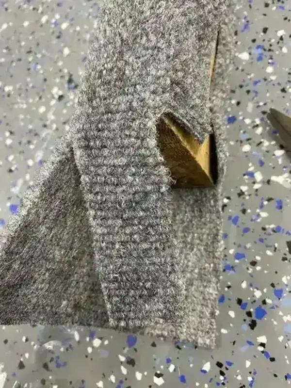 Finished bunk end fold