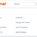 cPanel Security SSL/TLS Status