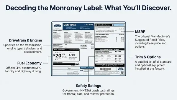decoding ford monroney labels decoding ford monroney