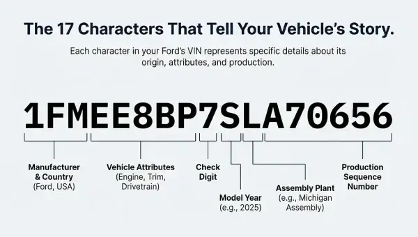 How to decode a Ford VIN decoding Ford VIN