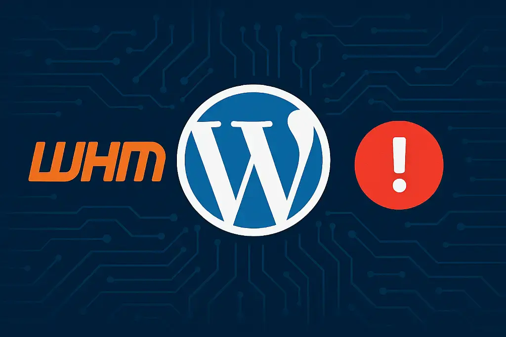 fix wp toolkit initial data load error whm cpanel