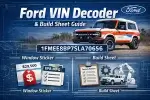ford vin decoder build sheet tools