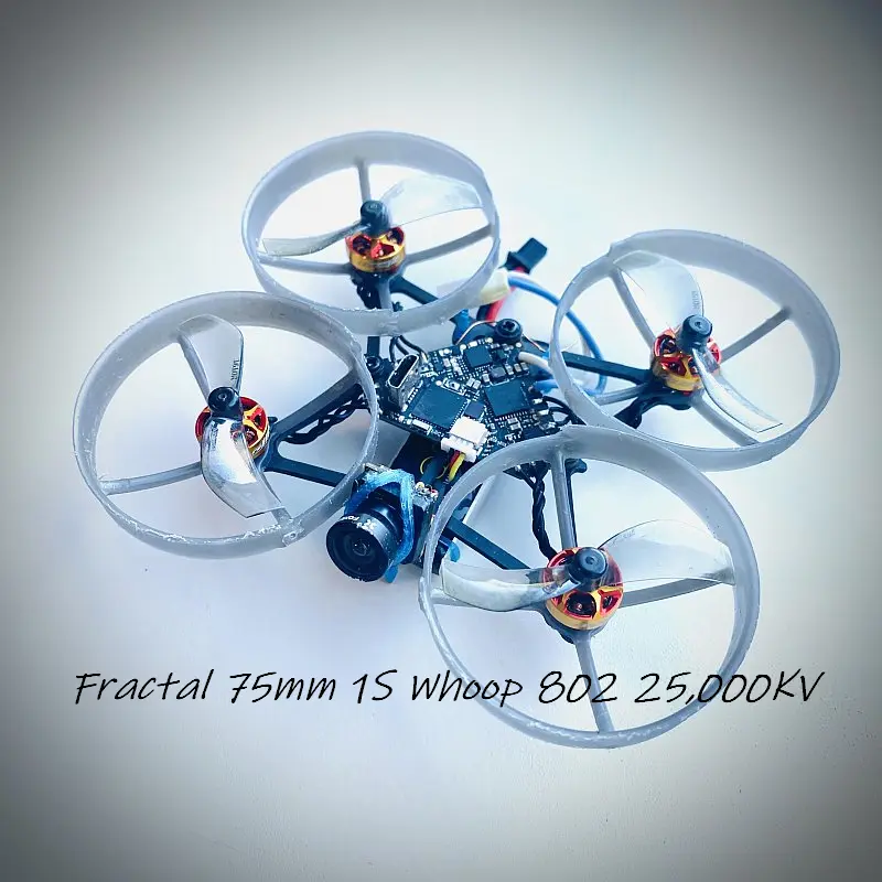 Fractal F75 1S 0802 Tiny Whoop Drone