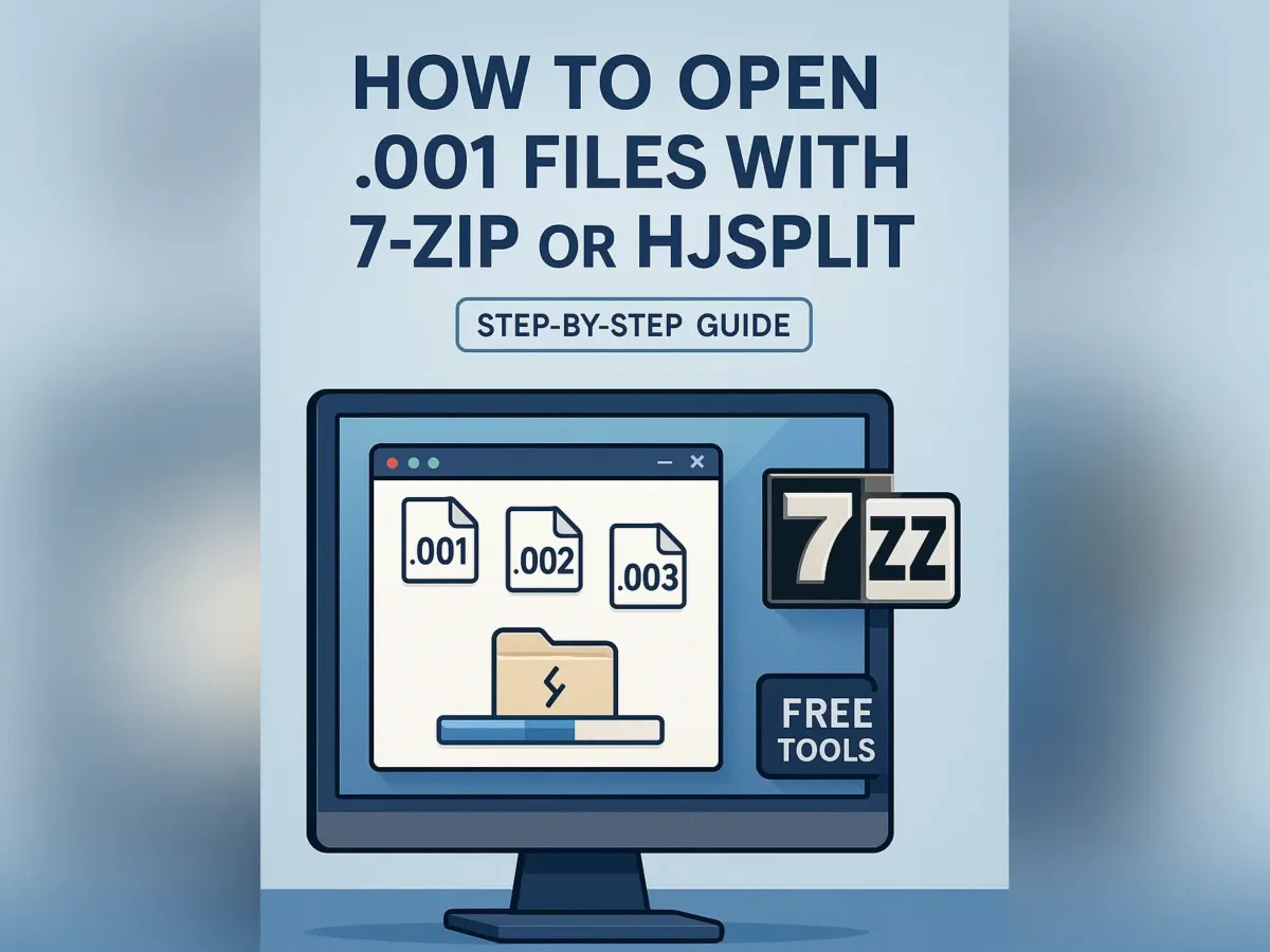 how to open 001 files
