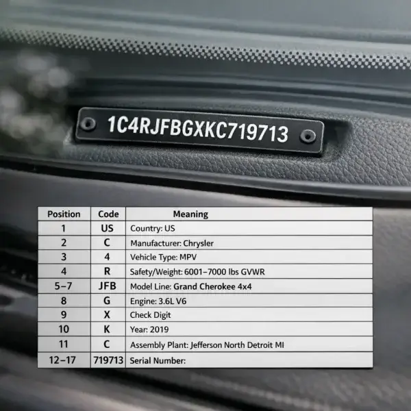 jeep vin decoding chart