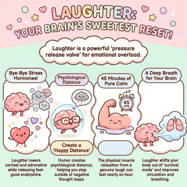 laughter, endorphins, medicine