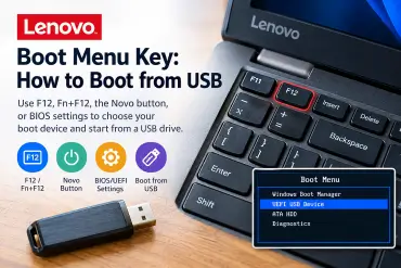 lenovo boot menu key - boot from USB