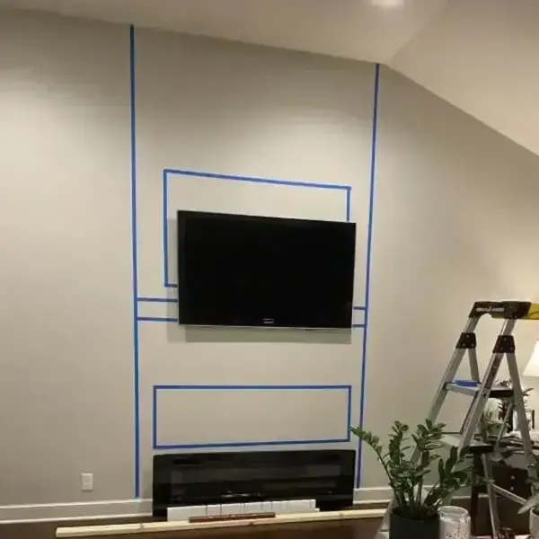 bump out fireplace marking