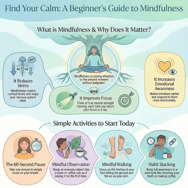 mindfulness activities to calm the always on mind