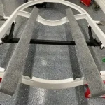 new trailer bunk carpet installed
