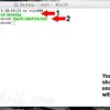 Make a new text file on a Mac OS X