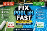 pool pH too high or too low how to fix pool water balance