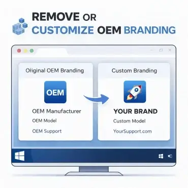 remove oem branding on windows