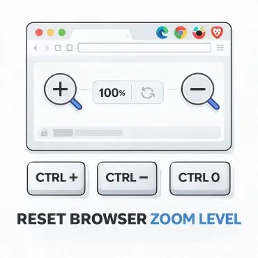 reset browser zoom level