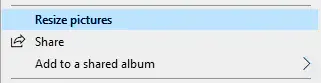 resize pictures