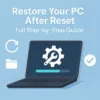 restoring your PC Windows Help
