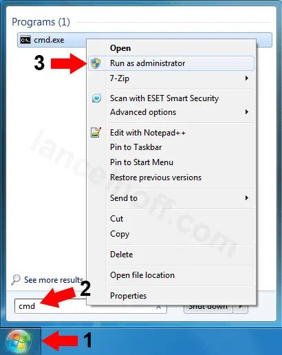 Run CMD as Admin