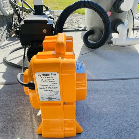 run cyclone pool line blower