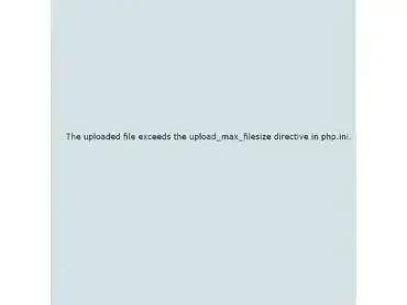 upload max file size php.ini