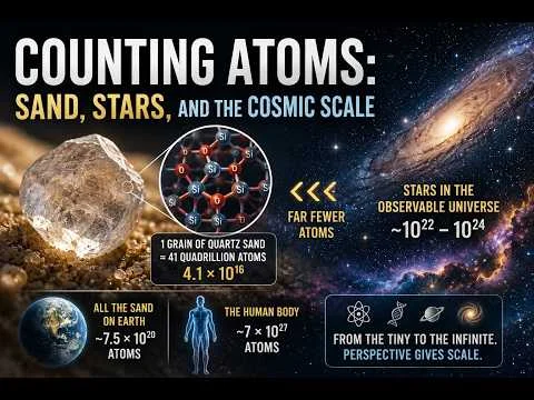 Atoms in a Grain Of Sand