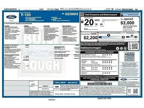 Ford Window Sticker by VIN Demo