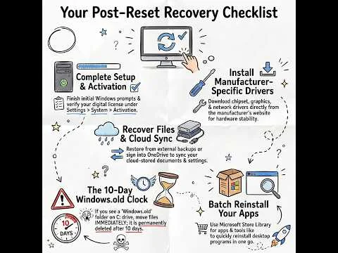 Restore Your PC after Reset
