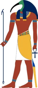 Thoth the Egyptian god of wisdom, writing, and magic