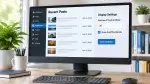 WordPress Recent Posts widget displaying a list of recent articles