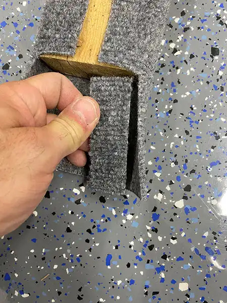 wrapping bunk carpet ends