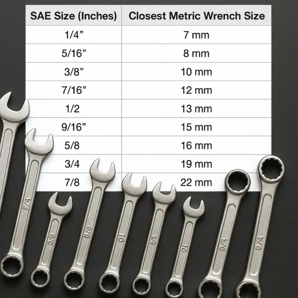 wrench size chart